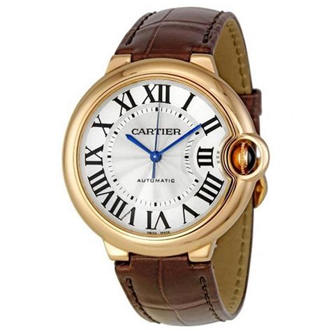 cartier watch ladies leather strap|cartier automatic watch leather strap.